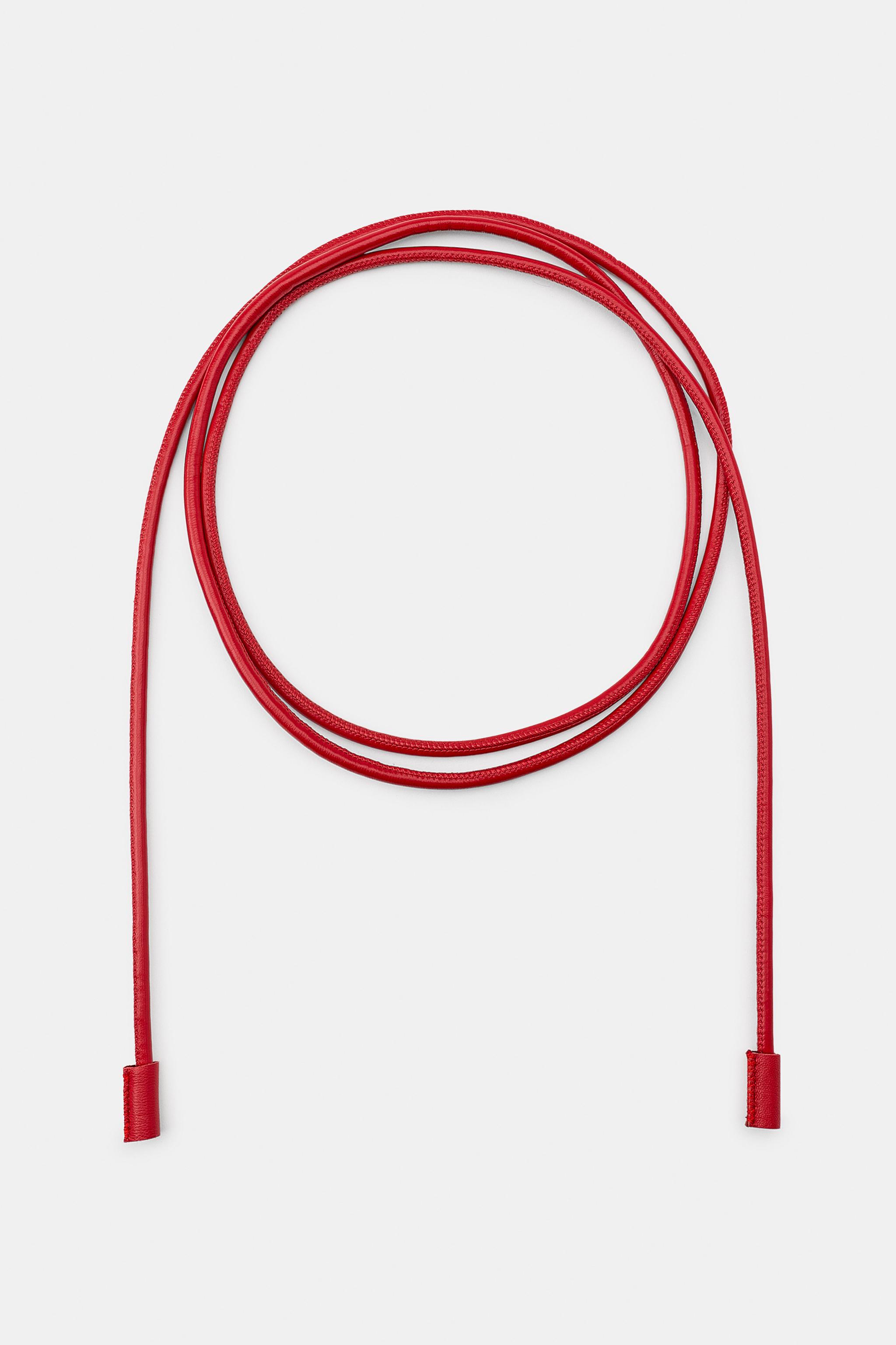 CEINTURE LACET 100% CUIR